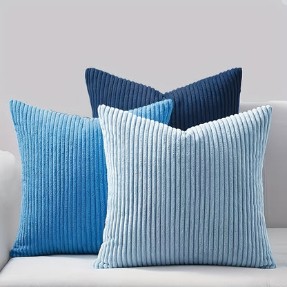 Cushion with Bohemian Rib Cover with Stripe Texture for Soft, Stylish, and Decorative