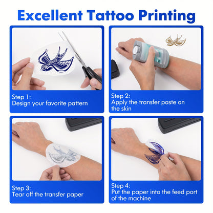 Minithermo Wireless Printer for Compact Printing Convenience for on-the-Go