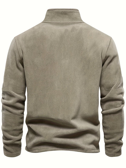 Fleece Lined Half-Zip Pullover for Comfortable and Warm for Cold Days