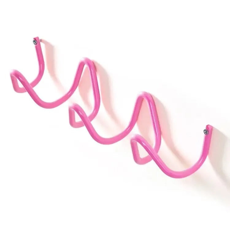 Rack Modern Wavy Wall Coat for Stylish Wall Coat Rack with Multiple Hooks