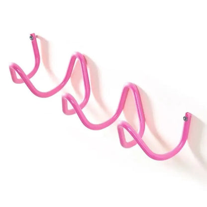 Rack Modern Wavy Wall Coat for Stylish Wall Coat Rack with Multiple Hooks