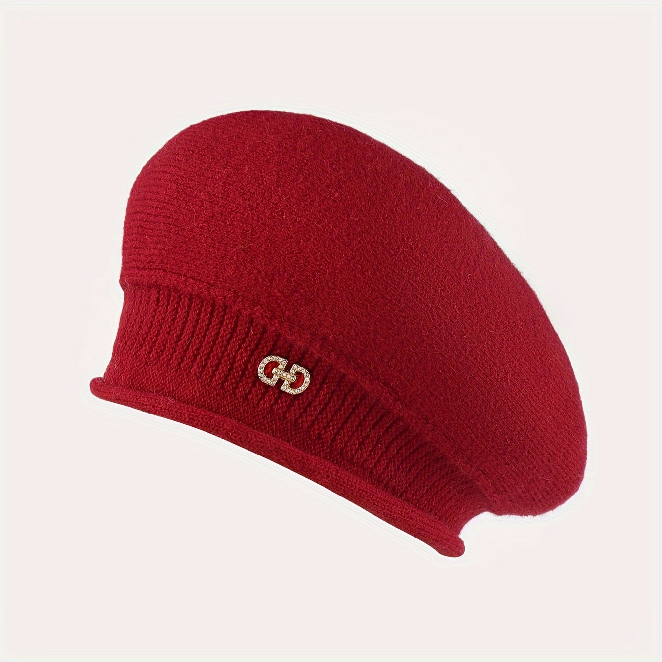 Chic Knitted Beret for Women for Elegance and Warmth for Winter