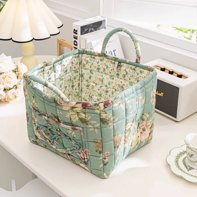 boho fabric storage
