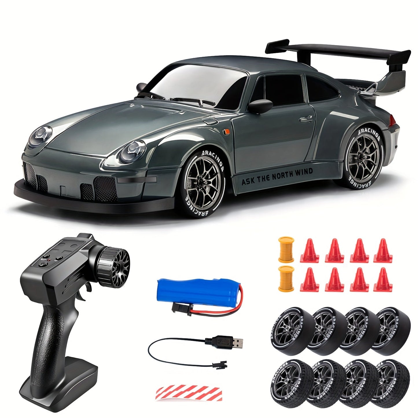 Ultimate Drift Racer 1:24 for RC Car with Illuminated Wheels