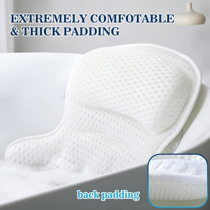 Pillow Luxiespa 4D Luxe Bath for Breathable Pillow with Neck and Back Support