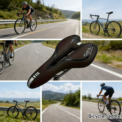 Comfortable Bicycle Saddle with Ergonomic Breathable Design