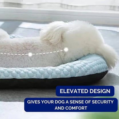 Dog with Cooling Bed with Temperature Regulation and Non-Slip for Summer Days