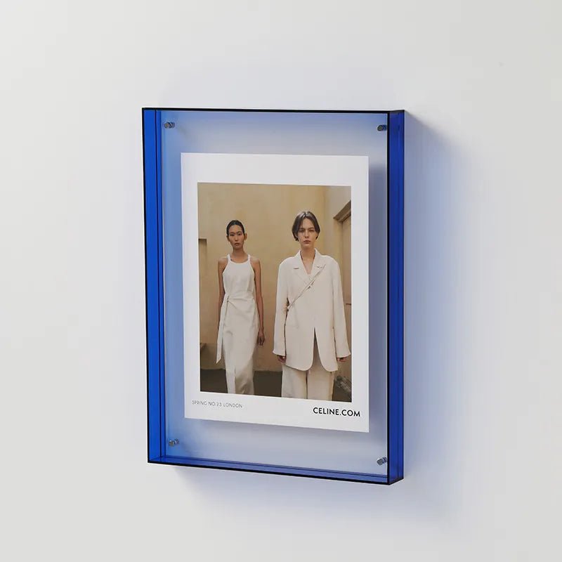 Vibrant Acrylic Display Frame for Contemporary Coloured Picture Holder