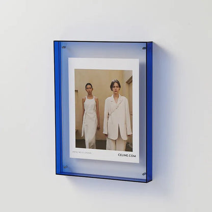 Vibrant Acrylic Display Frame for Contemporary Coloured Picture Holder