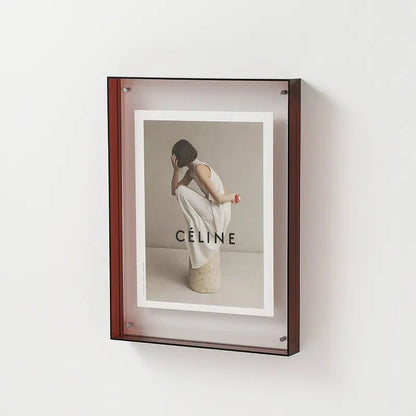 Vibrant Acrylic Display Frame for Contemporary Coloured Picture Holder