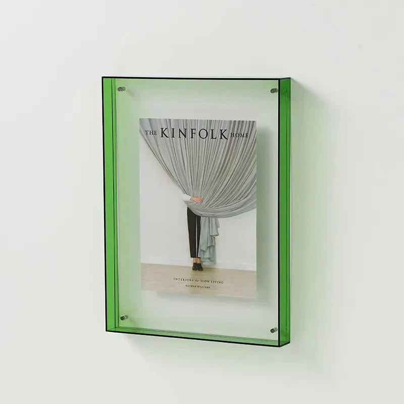 Vibrant Acrylic Display Frame for Contemporary Coloured Picture Holder