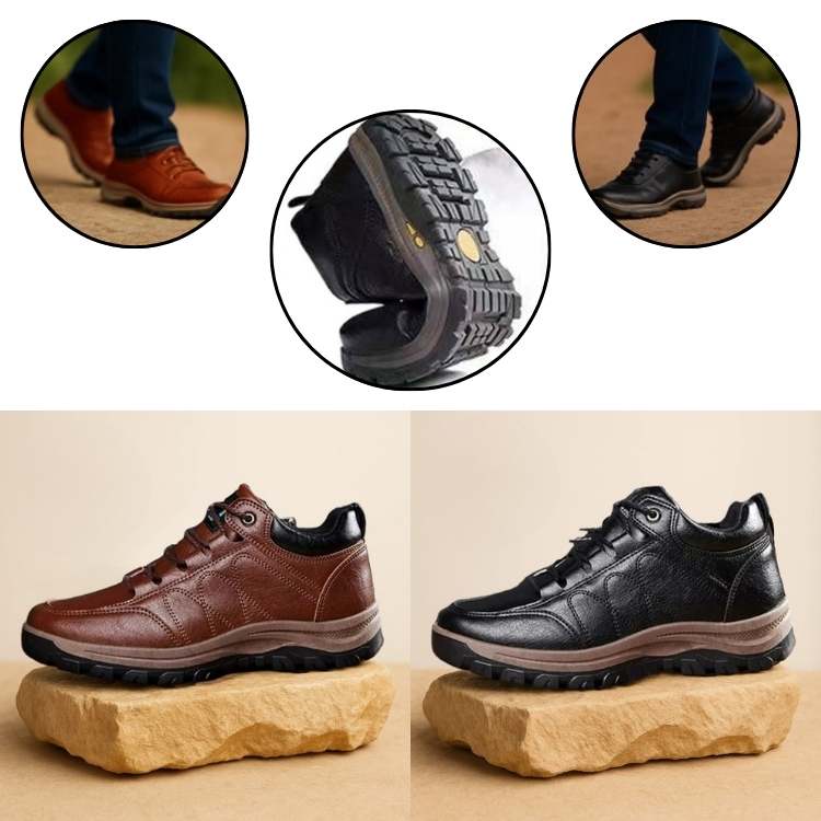 Shoes with Orthopedic Hiking Men's Orthopaedic Walking Footwear with Cushioned Grip