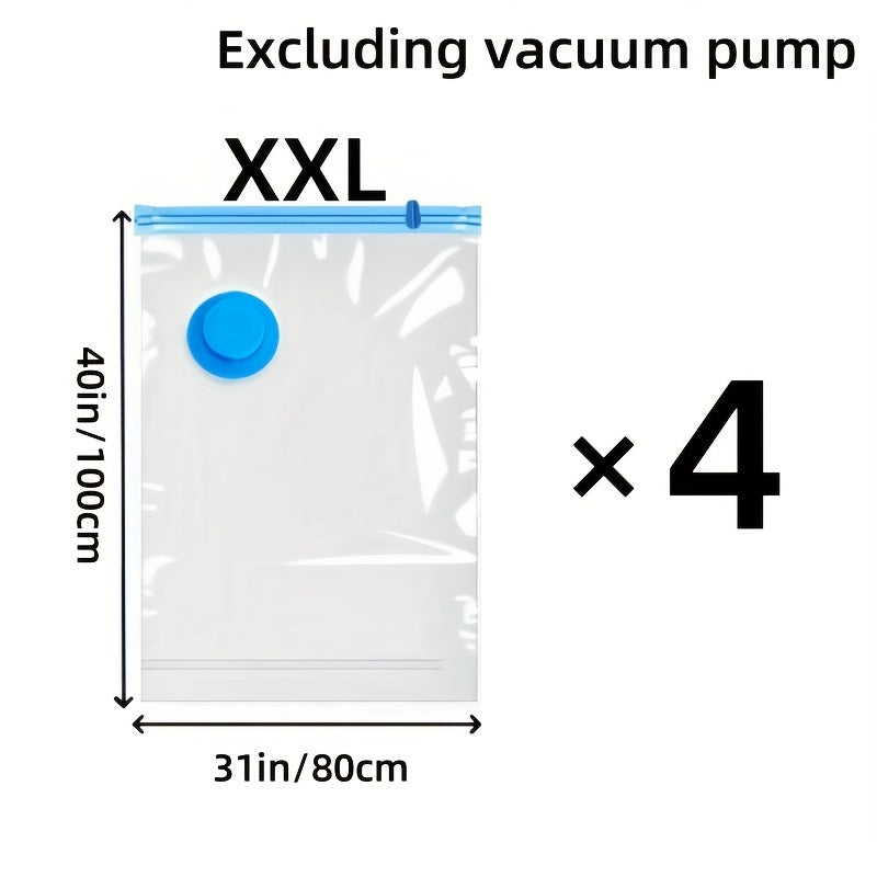 Bags Set of Extra Large Vacuum Storage for Reusable, Waterproof, and Space-Saving