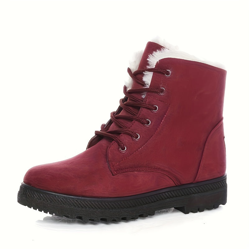 Boots with Women's Stylish Winter Ankle Design for Keep Your Feet Warm and Comfortable