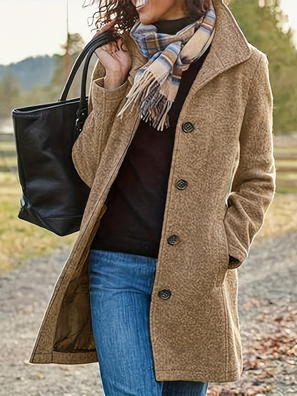 Elara Fleece Jacket for Elegant and Warm for Women in Autumn and Winter