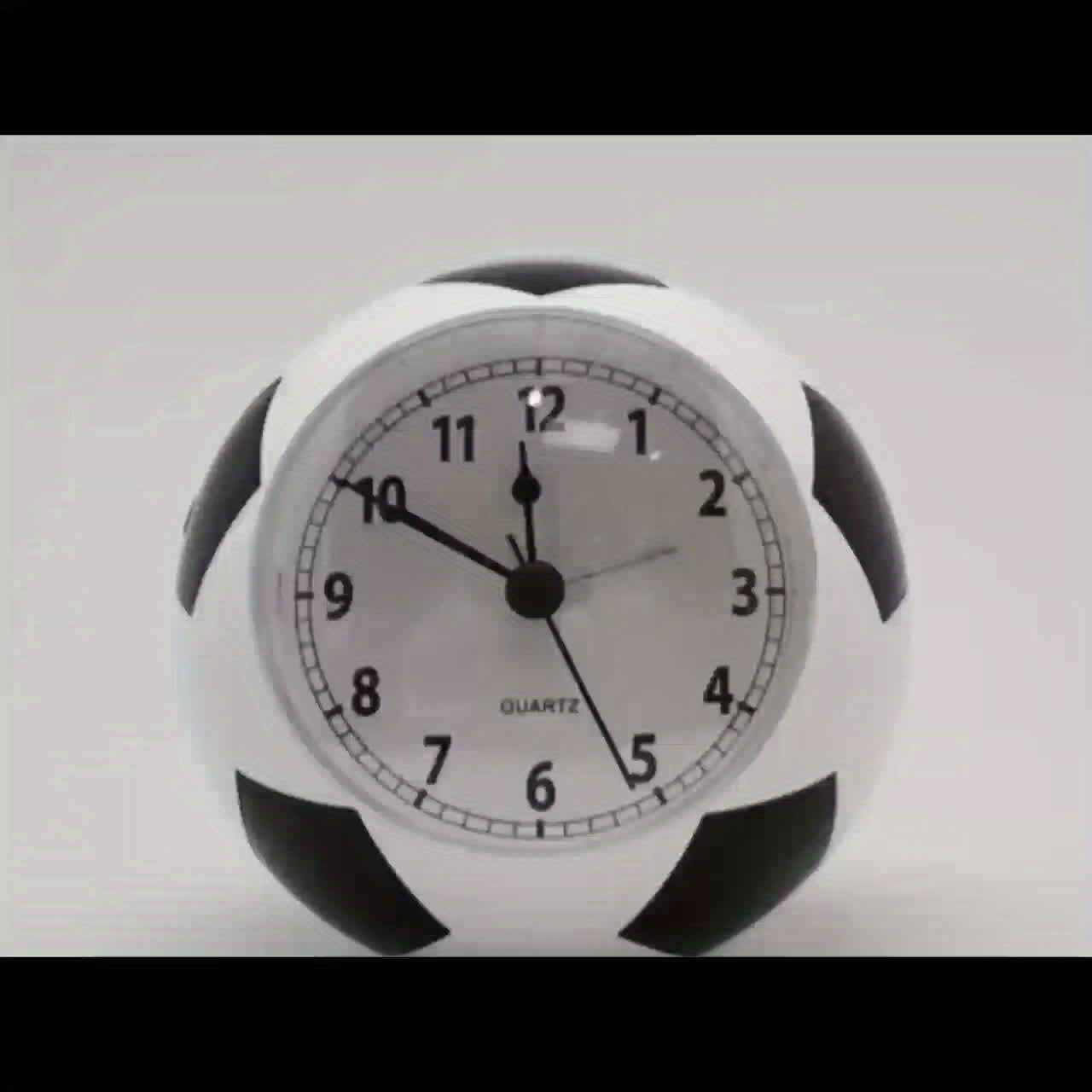 Clock with Creative Football-Shaped Alarm Design with Music and Unique Design for Young and Old