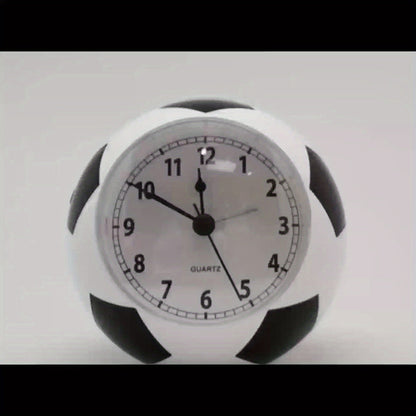 Clock with Creative Football-Shaped Alarm Design with Music and Unique Design for Young and Old