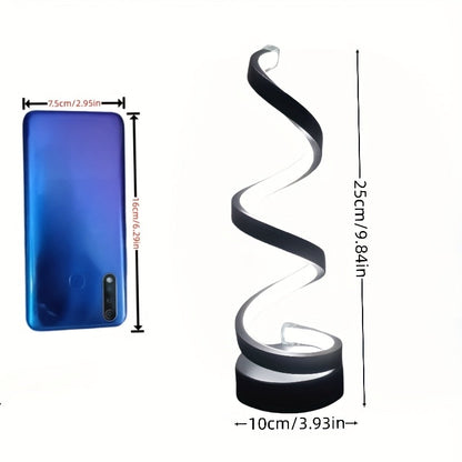 Lamp Spiral LED Desk for Modern Dimmable Lighting