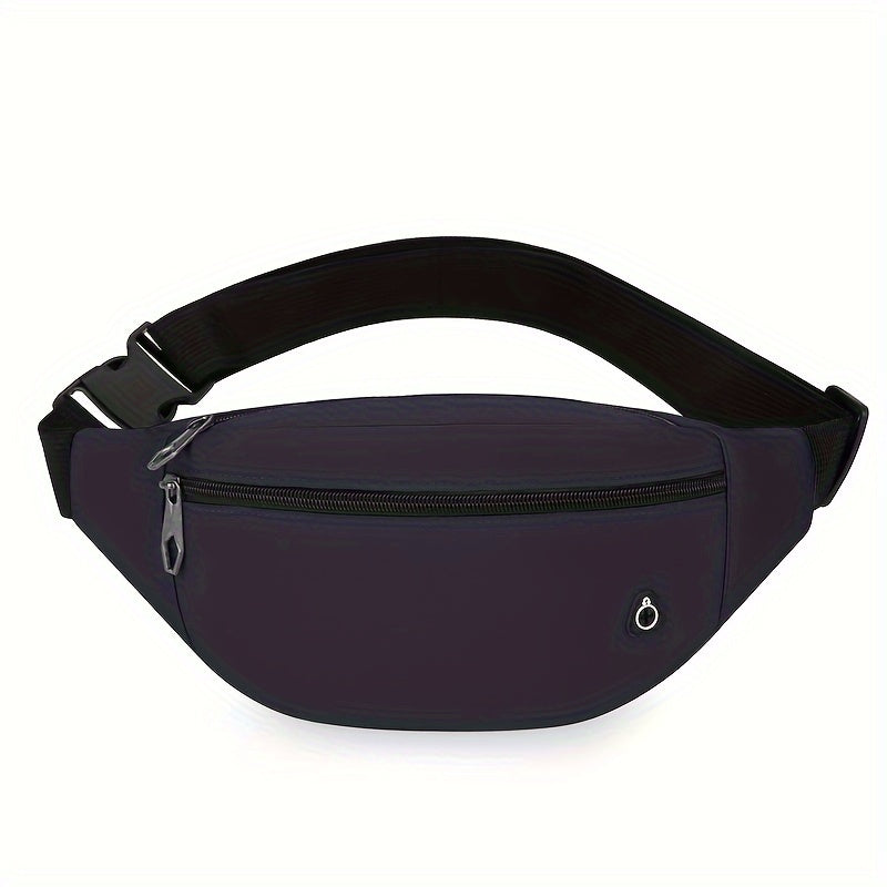 Bag with Sporty Bum Design for Women with Multiple Pockets and Adjustable Strap