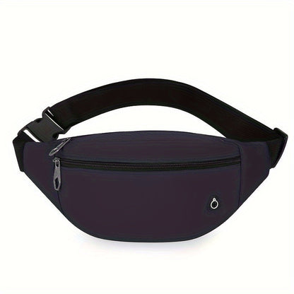 Bag with Sporty Bum Design for Women with Multiple Pockets and Adjustable Strap
