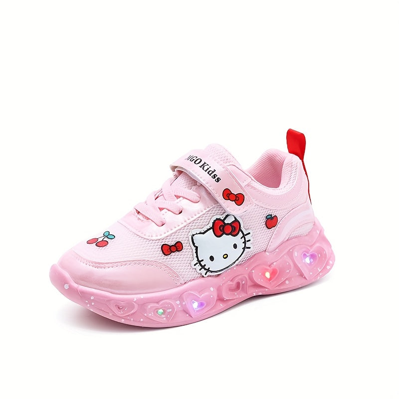 Sneakers Light-Up Hello Kitty for Breathable and Cushioned Fun Shoes