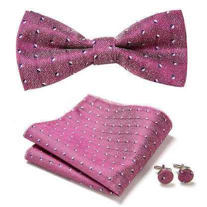 Set with Elegant Bow Tie Design for Handcrafted with Matching Accessories