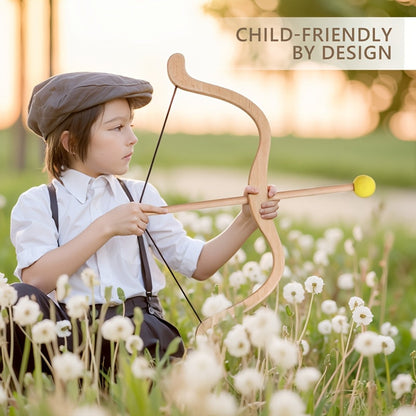 Set Junior Archer Bow and Arrow for Educational and Fun Toy