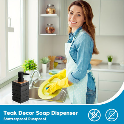 Soap Dispenser Modern Square Plastic for Minimalist and Practical