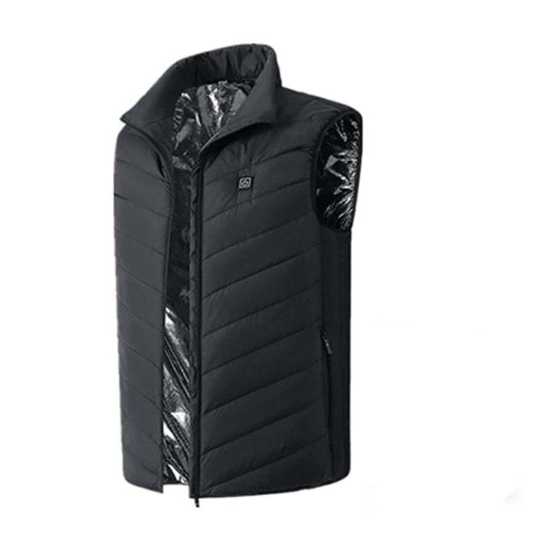 Heated Unisex Jacket with Adjustable Heat and Water-Repellent Material