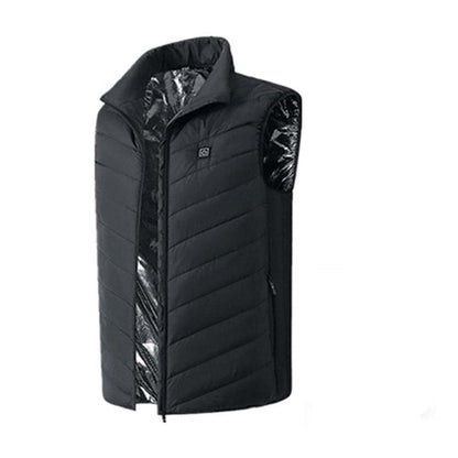 Heated Unisex Jacket with Adjustable Heat and Water-Repellent Material