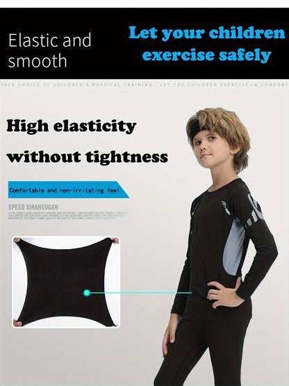 Set Active Motion Boys' Thermal Sports for Warm, Comfortable and Performance-Oriented