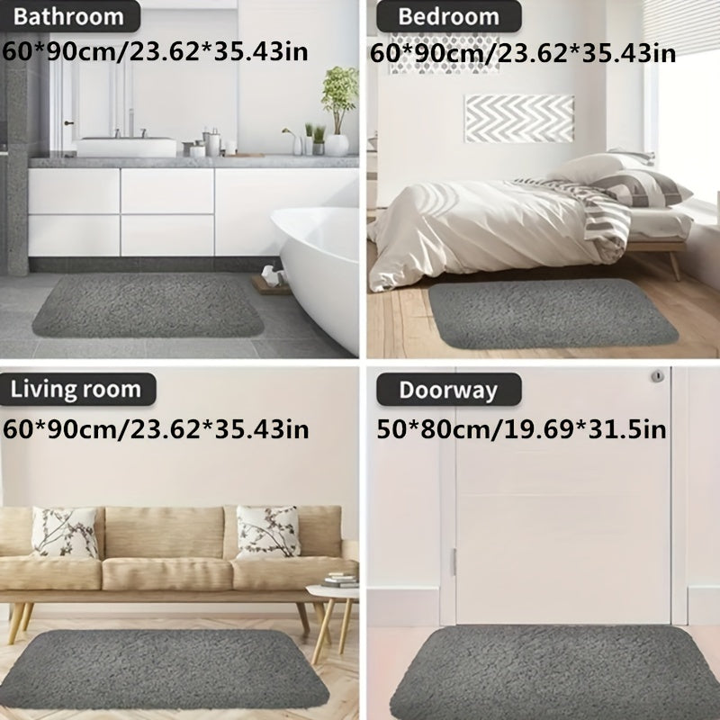 Mat Super Soft Bath for Absorbent, Non-Slip, and Comfortable for the Bathroom