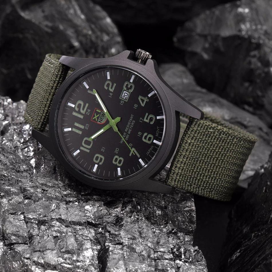 Watch Men's Outdoor for Robust, Water-Resistant and Sporty