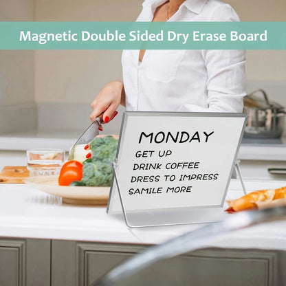 Magniboard Magnetic Whiteboard for Portable and Double-Sided with Stand