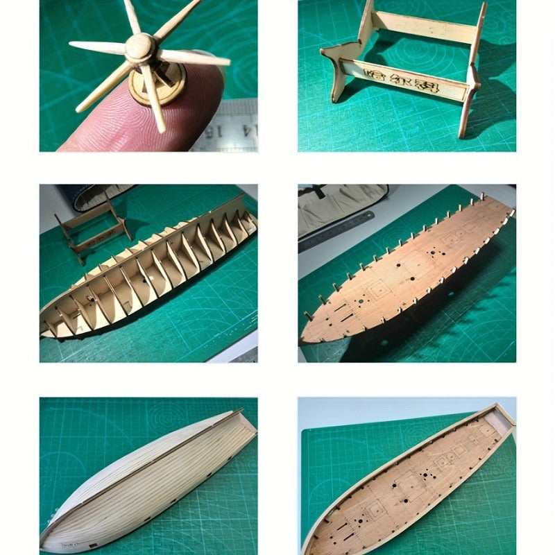 Classic Wooden Sailing Ship Model for Detailed 3D Puzzle for Ship Enthusiasts