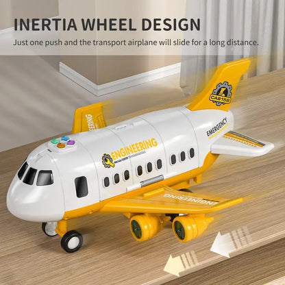Bright Skies Colorful Airplane for Interactive Toy for Young Pilots