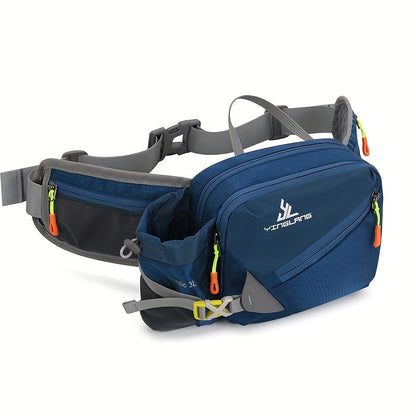 Holder Versatile Running Waist Bag with Water Bottle for Durable Nylon with Zippers