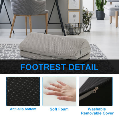 Ergofoam Footrest for Relaxation and Support for Every Workspace