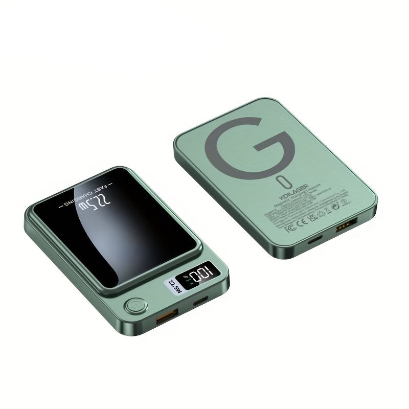 Magnetic Power Bank for Ultra Slim with Super Fast Wireless Charging