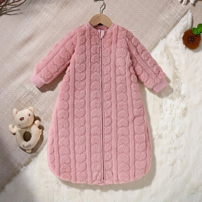 Bag with Plush Baby Sleeping Heart Relief for Warm and Comfortable Sleep
