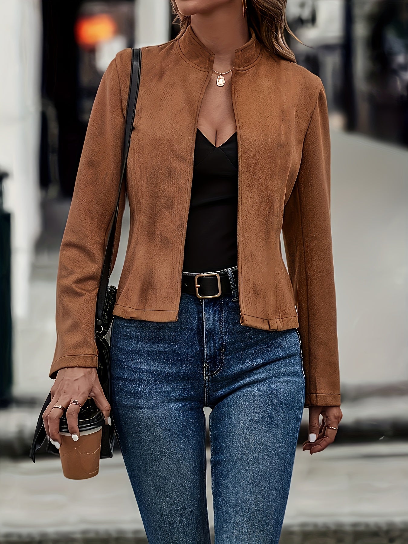 Ladies' Summer Jacket with Long Sleeves and Vintage Look