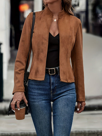 Ladies' Summer Jacket with Long Sleeves and Vintage Look