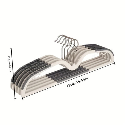 Clothes Hanger for Space-Saving Short Neck Non-Slip Rotating Hook 40 Pcs
