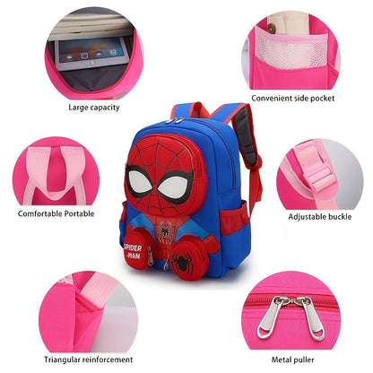 Spider-Man Backpack with Large Capacity for Great Gift for Kids, Perfect
