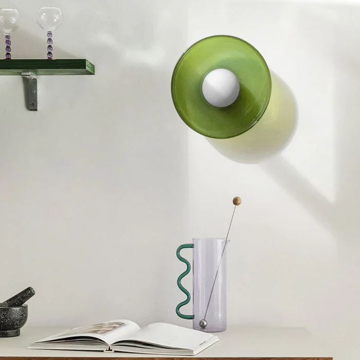 Glass with Modern Round Ceiling Lamp with Elegant and Timeless Design
