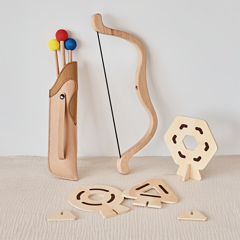 Set Junior Archer Bow and Arrow for Educational and Fun Toy