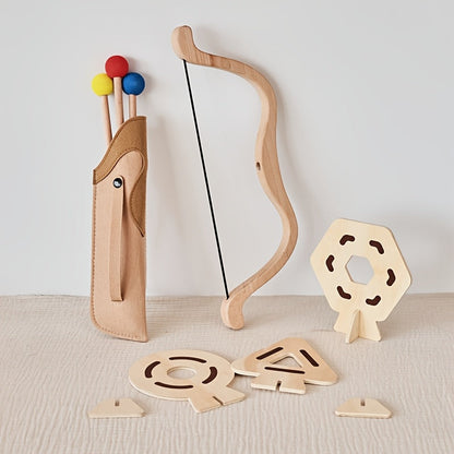 Set Junior Archer Bow and Arrow for Educational and Fun Toy