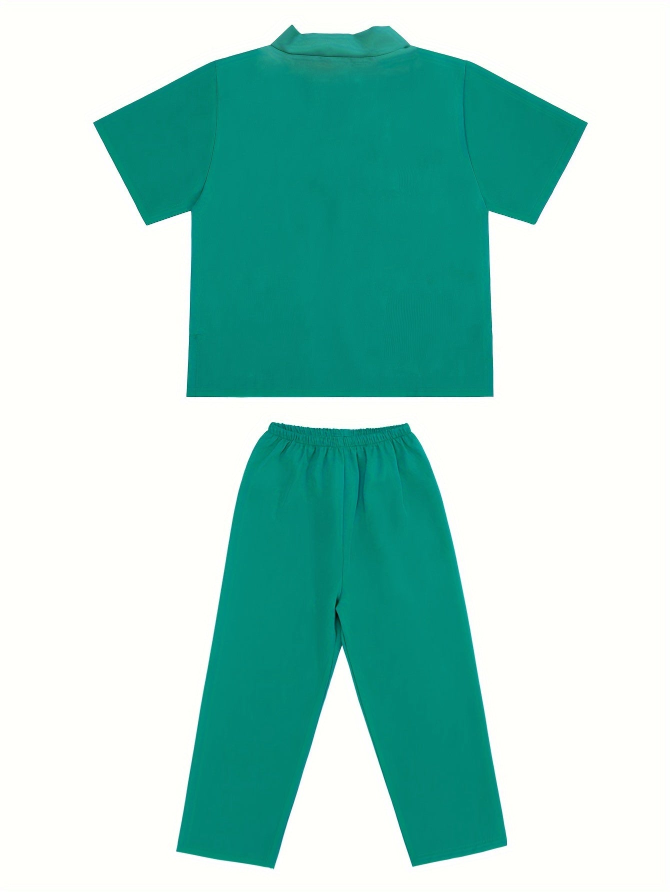 Set Kids Doctor Costume for 9-Piece Set with Stethoscope and First Aid Bag