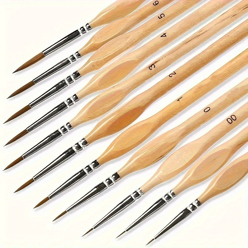 Acrylic Paint Brushes for Professional Brush Set with Detail Brush for Fine Painting