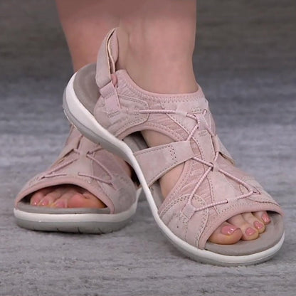 Sandals with Comfortable Ladies' Adjustable Straps and Open Toe